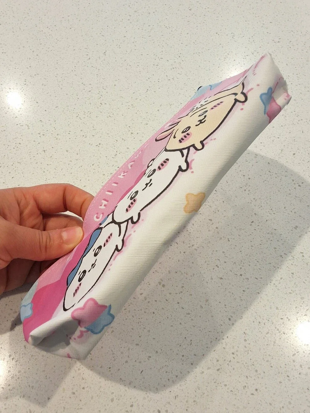 Chiikawa Hachiware Usagi Makeup Bag Pencil Pouch Double Sided, NEW